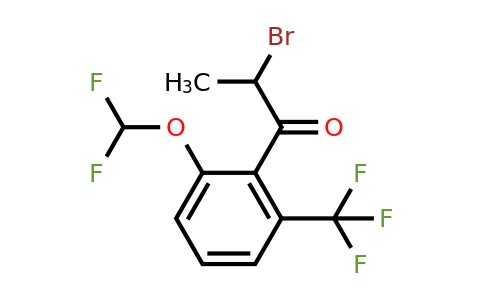 1261859-73-7 | 2-Bromo-2'-(difluoromethoxy)-6'-(trifluoromethyl)propiophenone