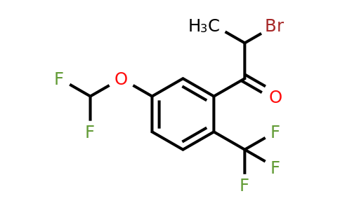 1261859-75-9 | 2-Bromo-5'-(difluoromethoxy)-2'-(trifluoromethyl)propiophenone