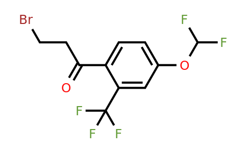 1261859-77-1 | 3-Bromo-4'-(difluoromethoxy)-2'-(trifluoromethyl)propiophenone