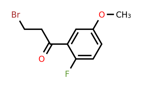 1261860-13-2 | 3-Bromo-2'-fluoro-5'-methoxypropiophenone