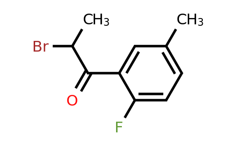 1261860-16-5 | 2-Bromo-2'-fluoro-5'-methylpropiophenone