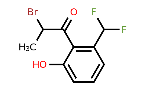 2-Bromo-2'-hydroxy-6'-(difluoromethyl)propiophenone