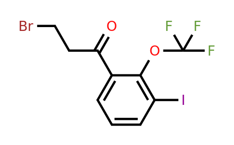 1261860-57-4 | 3-Bromo-3'-iodo-2'-(trifluoromethoxy)propiophenone