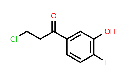 1261860-70-1 | 3-Chloro-4'-fluoro-3'-hydroxypropiophenone