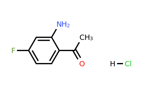 1261861-04-4 | 1-(2-Amino-4-fluorophenyl)ethanone hydrochloride