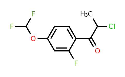 1261861-49-7 | 2-Chloro-4'-(difluoromethoxy)-2'-fluoropropiophenone