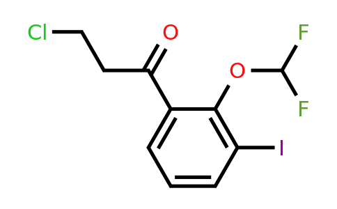 1261861-62-4 | 3-Chloro-2'-(difluoromethoxy)-3'-iodopropiophenone