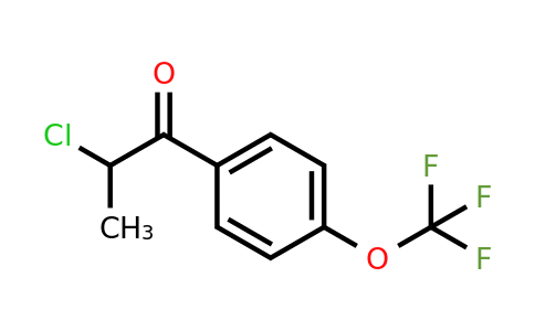 1261861-67-9 | 2-Chloro-4'-(trifluoromethoxy)propiophenone