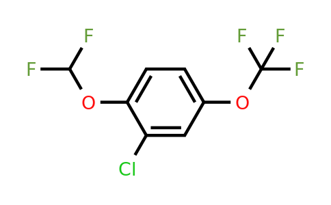 1261861-71-5 | 3-Chloro-4-(difluoromethoxy)(trifluoromethoxy)benzene
