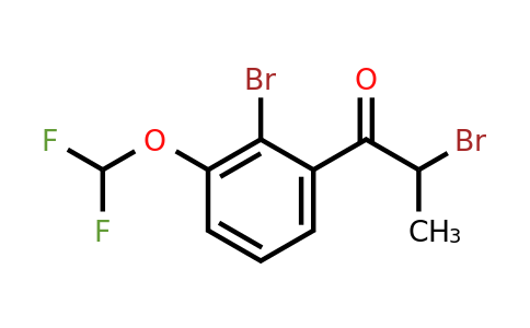 1261862-14-9 | 2,2'-Dibromo-3'-(difluoromethoxy)propiophenone