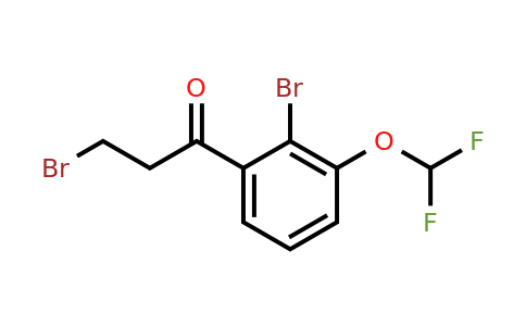 1261862-16-1 | 3,2'-Dibromo-3'-(difluoromethoxy)propiophenone