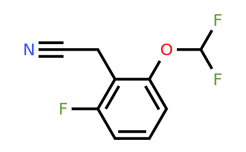 1261862-28-5 | 2-(Difluoromethoxy)-6-fluorophenylacetonitrile