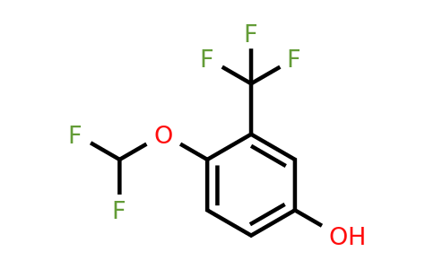 1261862-33-2 | 4-(Difluoromethoxy)-3-(trifluoromethyl)phenol
