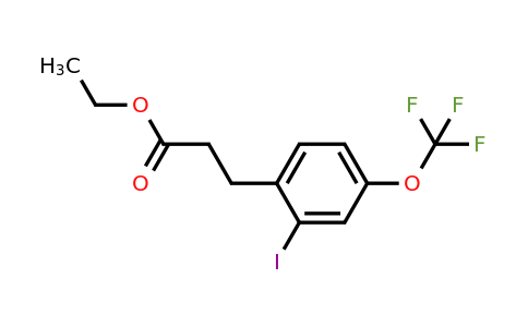 1261862-60-5 | Ethyl 3-(2'-iodo-4'-(trifluoromethoxy)phenyl)propionate