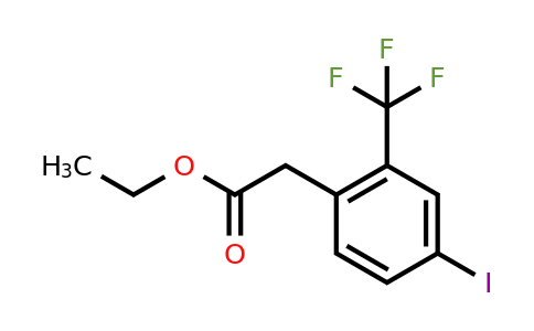 1261862-64-9 | Ethyl 4-iodo-2-(trifluoromethyl)phenylacetate