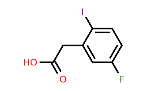 1261862-94-5 | 5-Fluoro-2-iodophenylacetic acid