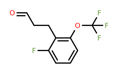 1261862-98-9 | 3-(2'-Fluoro-6'-(trifluoromethoxy)phenyl)propionaldehyde