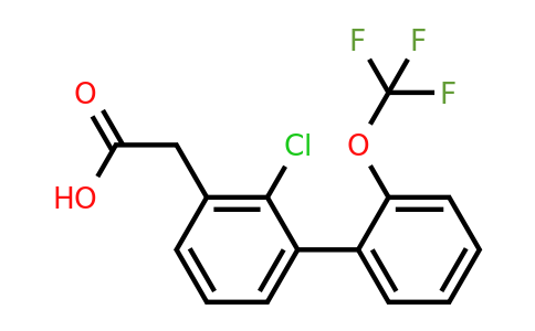 1261863-21-1 | 2-Chloro-2'-(trifluoromethoxy)biphenyl-3-acetic acid