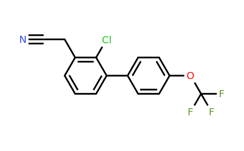 1261863-23-3 | 2-Chloro-4'-(trifluoromethoxy)biphenyl-3-acetonitrile