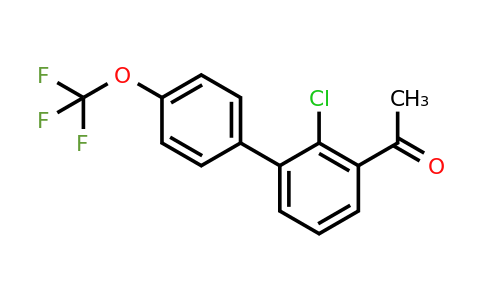 1261863-59-5 | 1-(2-Chloro-4'-(trifluoromethoxy)biphenyl-3-yl)-ethanone