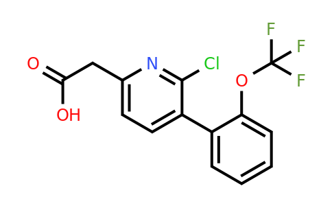 1261863-84-6 | 2-Chloro-3-(2-(trifluoromethoxy)phenyl)pyridine-6-acetic acid