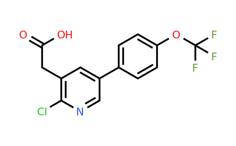 1261863-86-8 | 2-Chloro-5-(4-(trifluoromethoxy)phenyl)pyridine-3-acetic acid