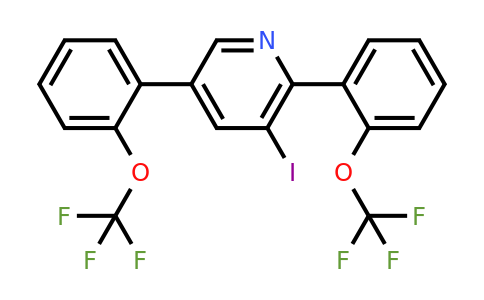 1261863-91-5 | 2,5-Bis(2-(trifluoromethoxy)phenyl)-3-iodopyridine