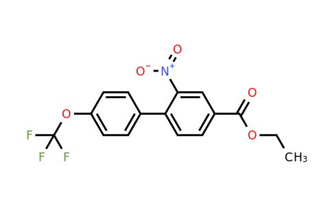 1261863-92-6 | Ethyl 2-nitro-4'-(trifluoromethoxy)biphenyl-4-carboxylate