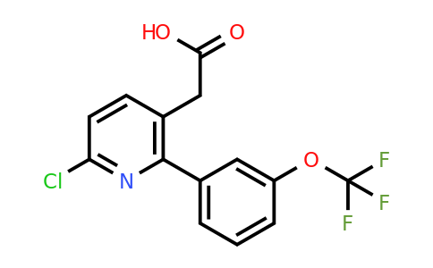 1261863-97-1 | 6-Chloro-2-(3-(trifluoromethoxy)phenyl)pyridine-3-acetic acid
