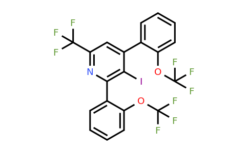 1261863-99-3 | 2,4-Bis(2-(trifluoromethoxy)phenyl)-3-iodo-6-(trifluoromethyl)pyridine