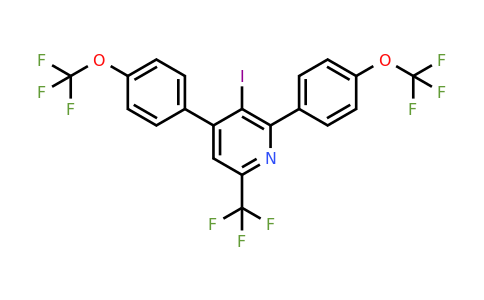 1261864-00-9 | 2,4-Bis(4-(trifluoromethoxy)phenyl)-3-iodo-6-(trifluoromethyl)pyridine