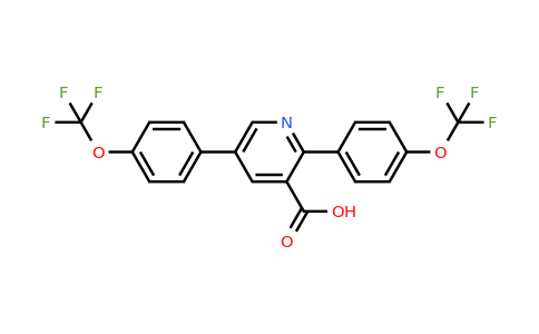 1261864-14-5 | 2,5-Bis(4-(trifluoromethoxy)phenyl)nicotinic acid