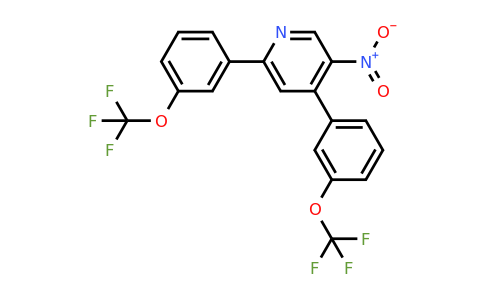 1261864-21-4 | 2,4-Bis(3-(trifluoromethoxy)phenyl)-5-nitropyridine