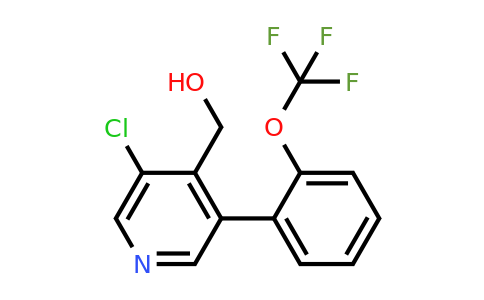 1261864-23-6 | 3-Chloro-5-(2-(trifluoromethoxy)phenyl)pyridine-4-methanol