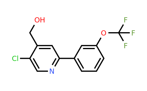 1261864-25-8 | 5-Chloro-2-(3-(trifluoromethoxy)phenyl)pyridine-4-methanol