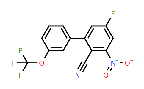 1261864-26-9 | 5-Fluoro-2-Cyano-3-nitro-3'-(trifluoromethoxy)biphenyl