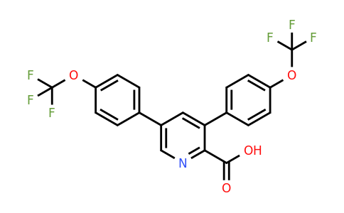 1261864-36-1 | 3,5-Bis(4-(trifluoromethoxy)phenyl)picolinic acid