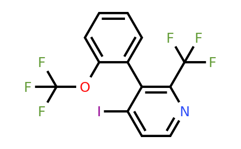 1261864-38-3 | 4-Iodo-3-(2-(trifluoromethoxy)phenyl)-2-(trifluoromethyl)pyridine