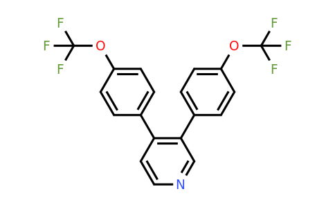 1261864-46-3 | 3,4-Bis(4-(trifluoromethoxy)phenyl)pyridine