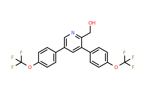 1261864-53-2 | 3,5-Bis(4-(trifluoromethoxy)phenyl)pyridine-2-methanol