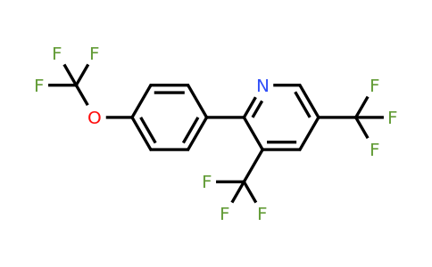 1261864-70-3 | 3,5-Bis(trifluoromethyl)-2-(4-(trifluoromethoxy)phenyl)pyridine