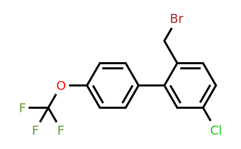1261864-73-6 | 2-Bromomethyl-5-chloro-4'-(trifluoromethoxy)biphenyl