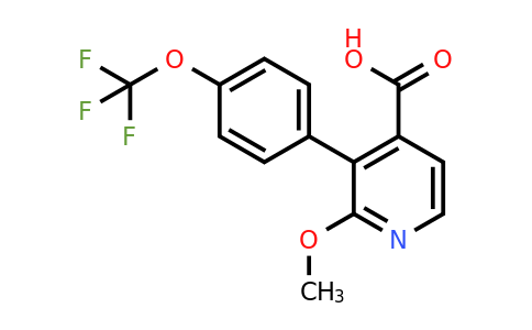 1261864-83-8 | 2-Methoxy-3-(4-(trifluoromethoxy)phenyl)isonicotinic acid