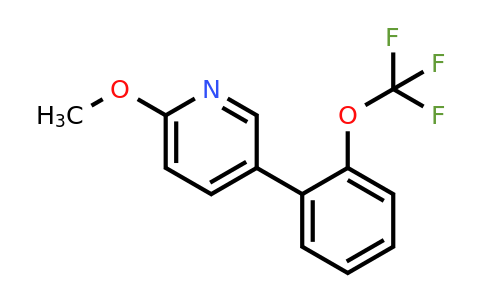 1261865-00-2 | 2-Methoxy-5-(2-(trifluoromethoxy)phenyl)pyridine