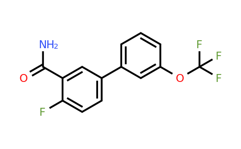 1261865-03-5 | 4-Fluoro-3'-(trifluoromethoxy)biphenyl-3-carboxylic acid amide