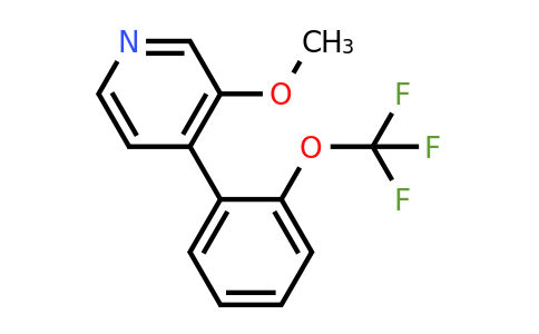 3-Methoxy-4-(2-(trifluoromethoxy)phenyl)pyridine