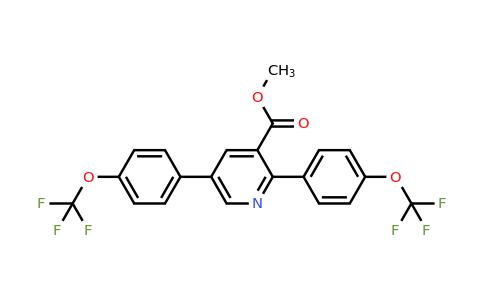 1261865-77-3 | Methyl 2,5-bis(4-(trifluoromethoxy)phenyl)nicotinate