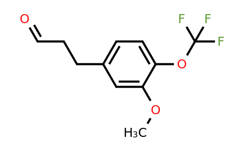 1261865-78-4 | 3-(3'-Methoxy-4'-(trifluoromethoxy)phenyl)propionaldehyde