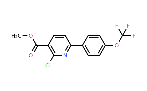 1261865-91-1 | Methyl 2-chloro-6-(4-(trifluoromethoxy)phenyl)nicotinate