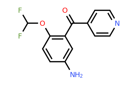 1261865-92-2 | 4-(5-Amino-2-(difluoromethoxy)benzoyl)pyridine